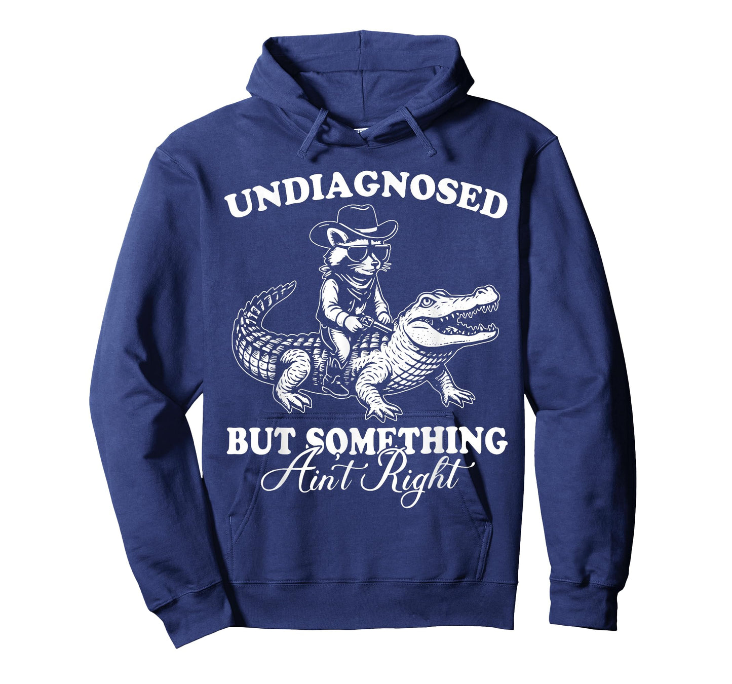 Undiagnosed But Something Ain't Right Raccoon Crocodile T-Shirt