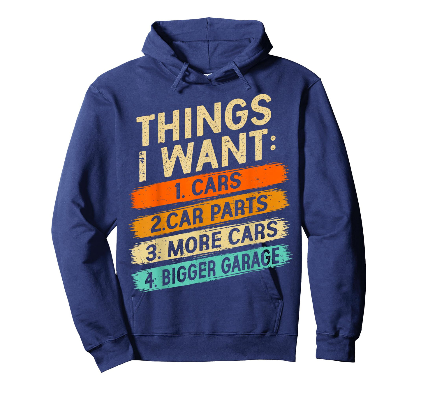 Retro Things I Want Car Enthusiast Auto Mechanic Engine Men T-Shirt