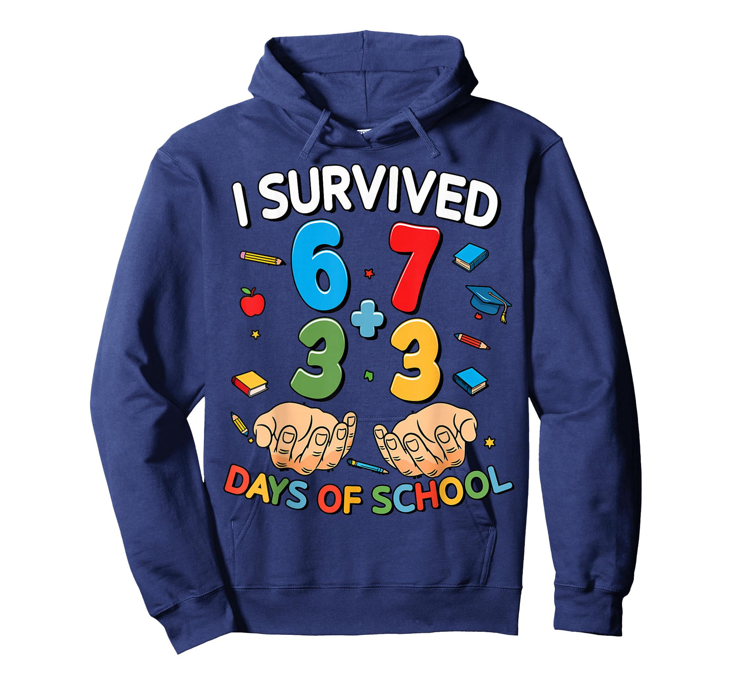 I Survived 67 33 Days of School 100th Day of School Teacher T-Shirt