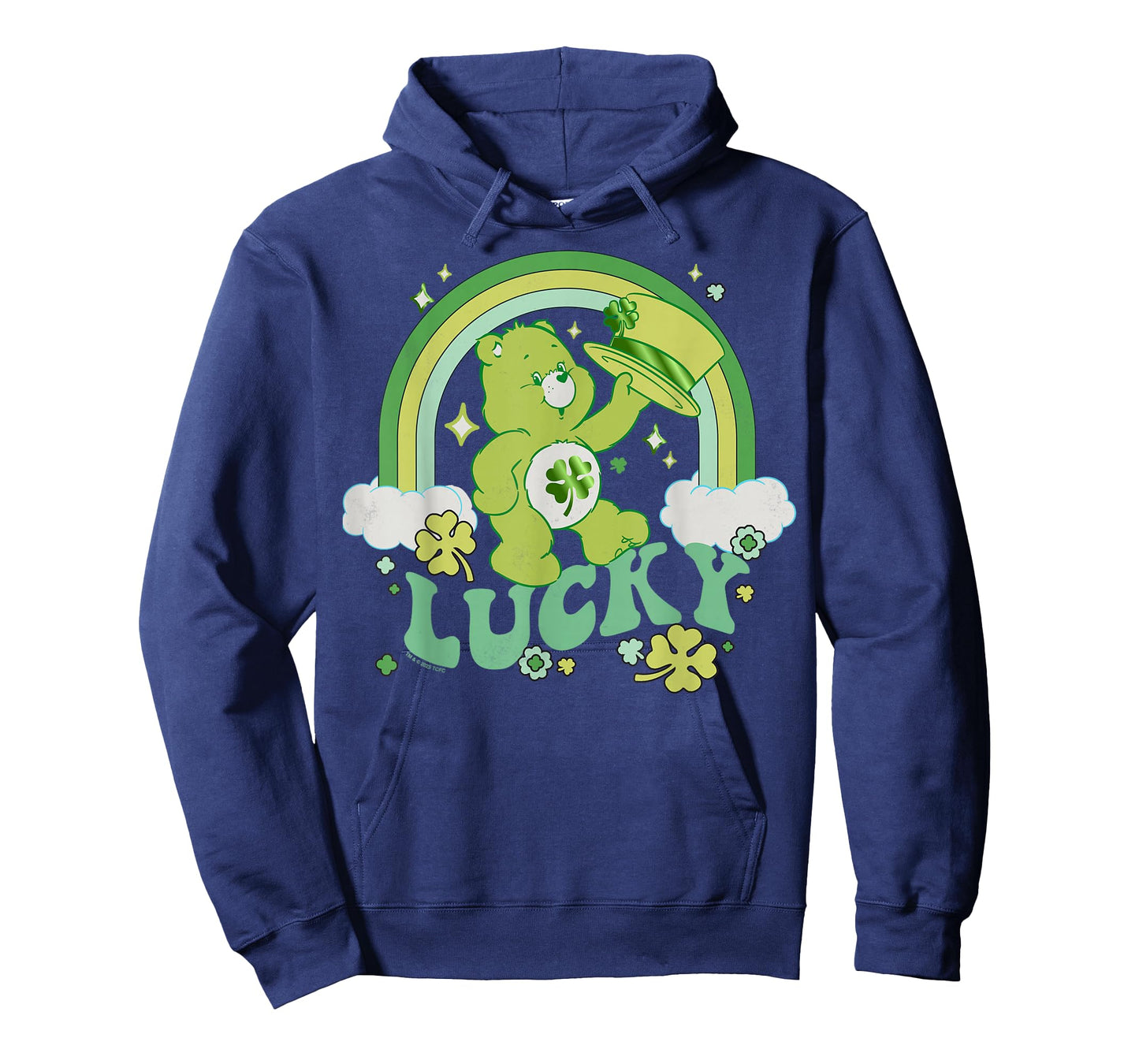 Care Bears St. Patrick's Day Lucky Bear Rainbow Portrait T-Shirt