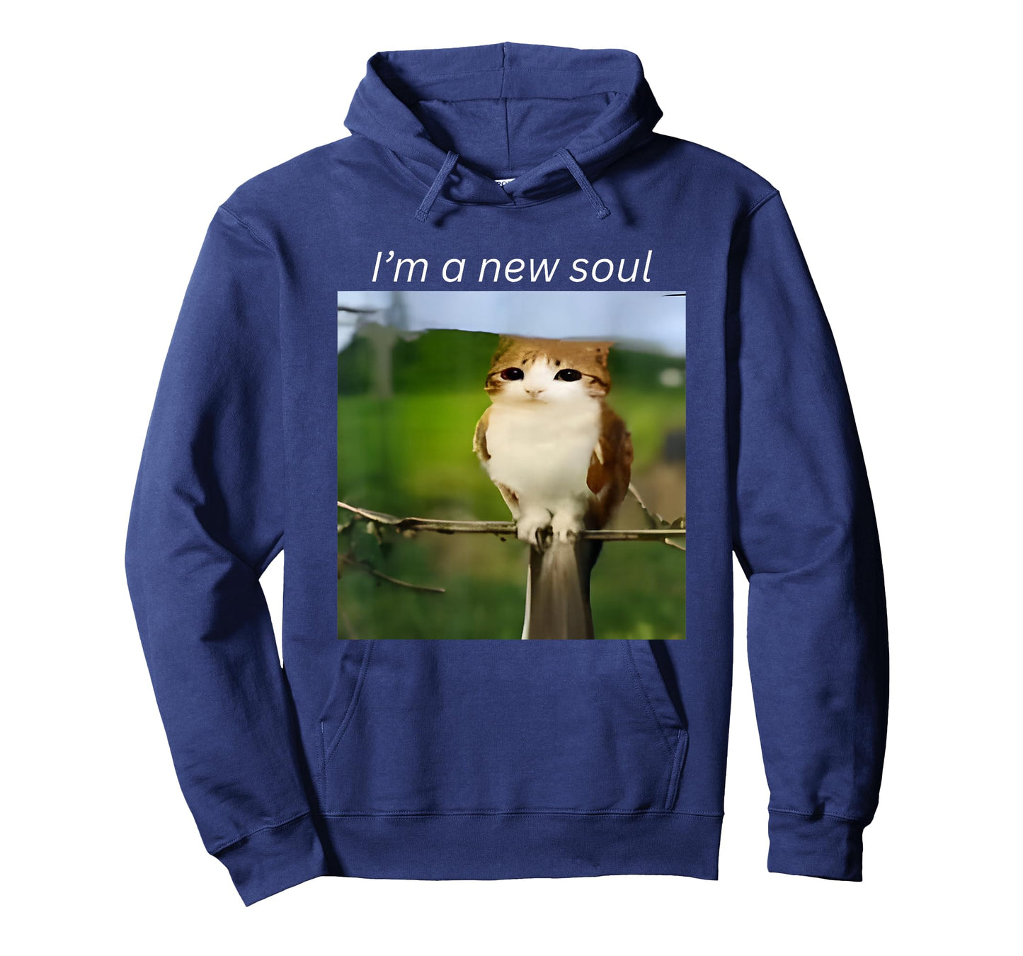 I'm A New Soul Meowl Cat Owl Meme Brainrot Memes Cursed Meme T-Shirt