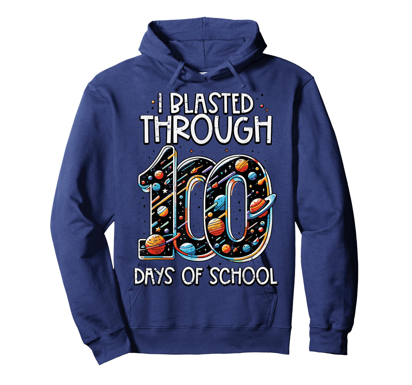 Blasted Through 100 Days of School Planets 100th Day Space T-Shirt