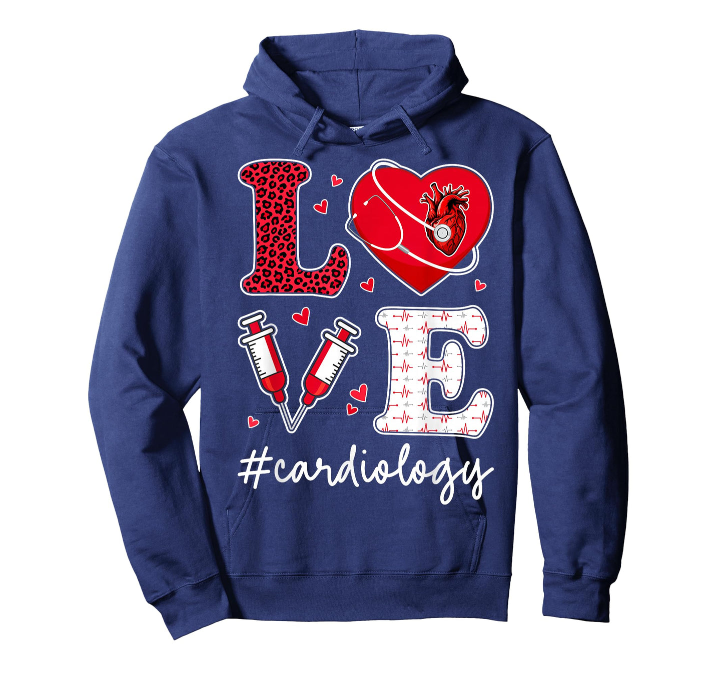 Love Cardiology - Valentine’s Day Cardiologist Couple T-Shirt