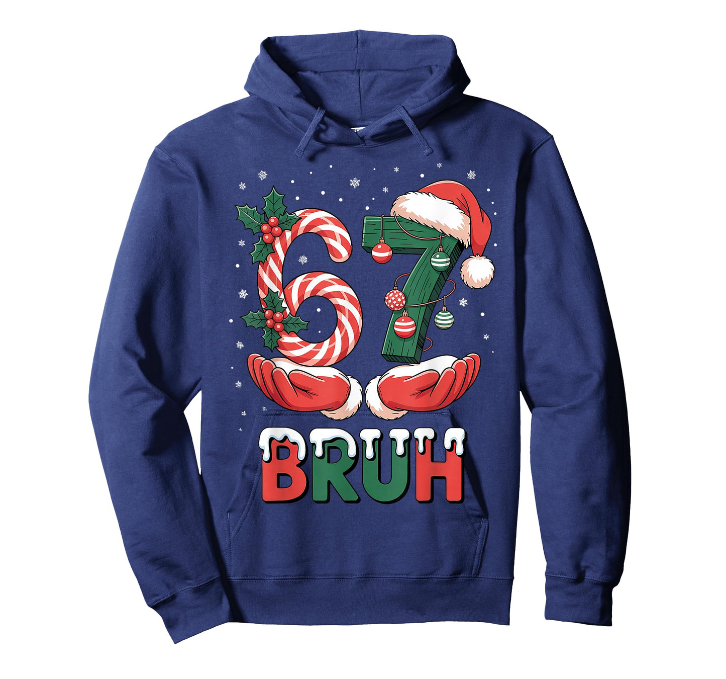 Bruh 67 Six Seven 6 7 Meme Christmas T-Shirt