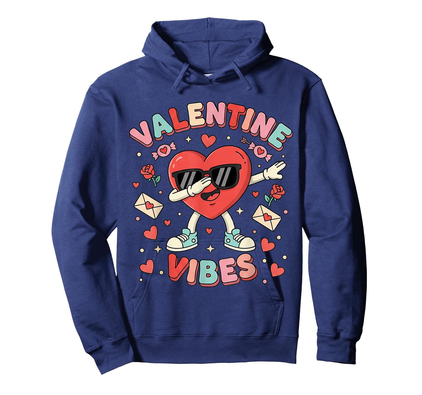 Funny Boys Valentines Dabbing Heart Teen Kid Girls Men Women T-Shirt