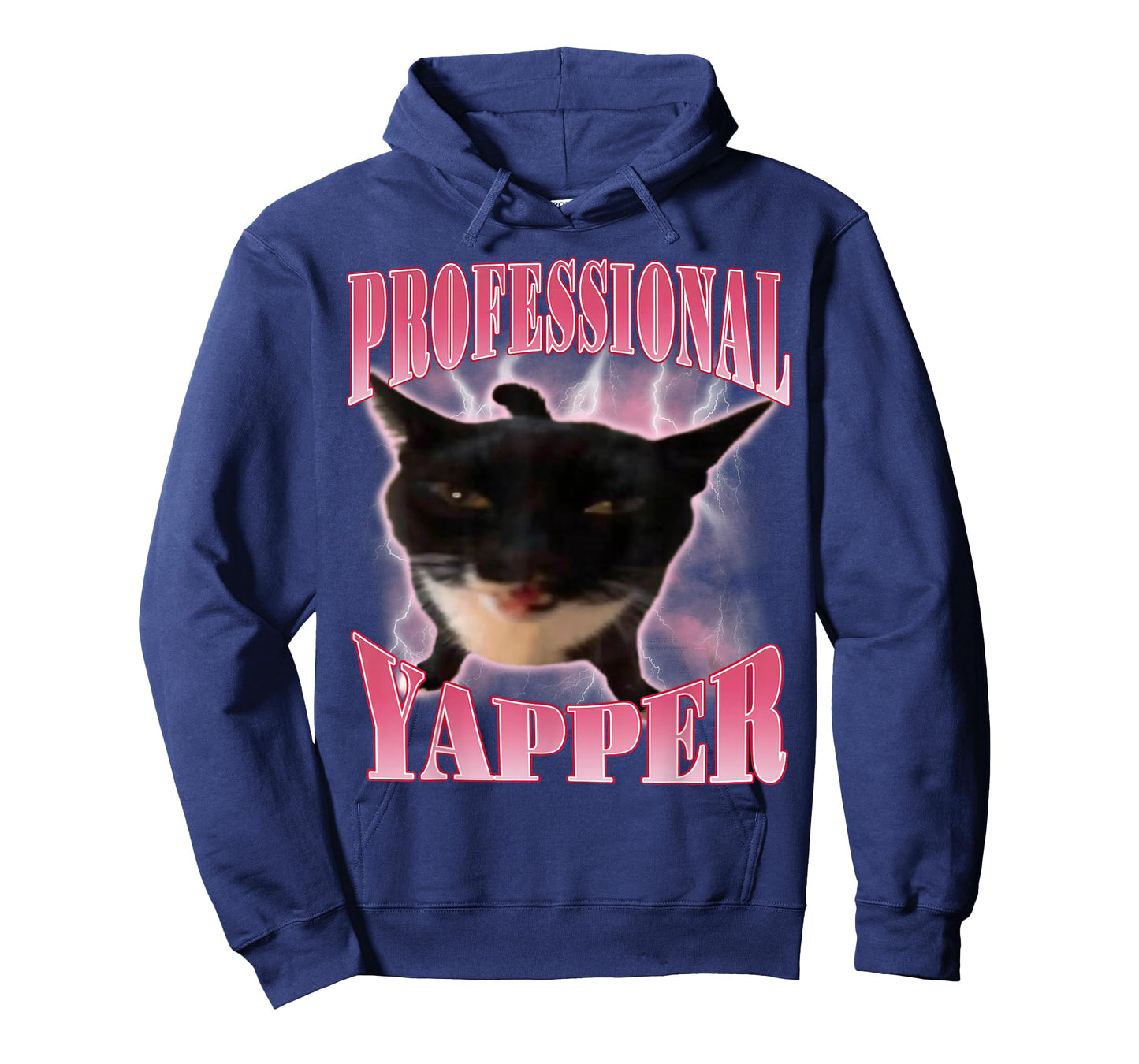 Professional Yapper Cat Funny Oddly Specific Dank Meme T-Shirt