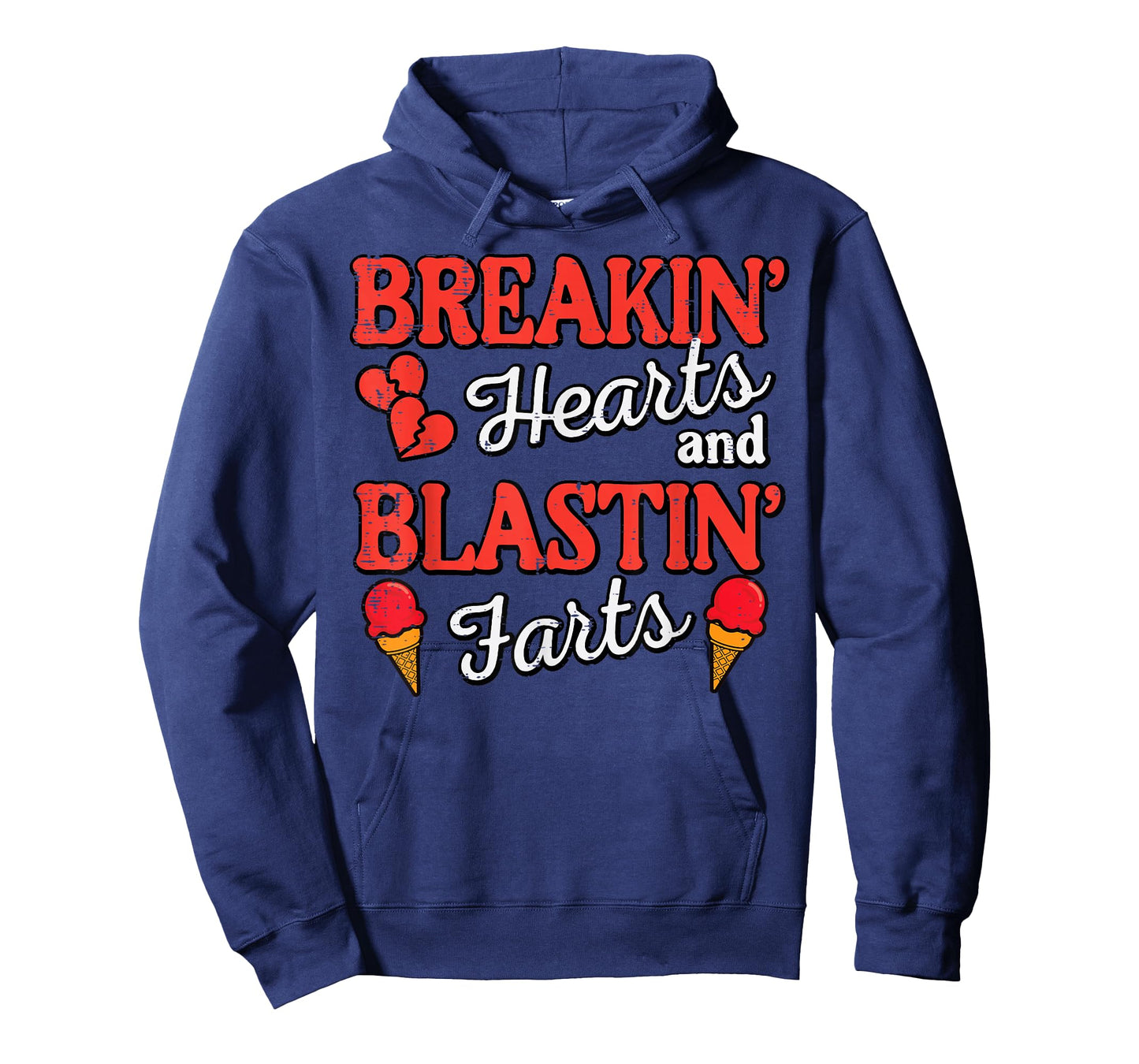 Valentines Day Breakin Hearts Blastin Farts Boys Kids Men T-Shirt