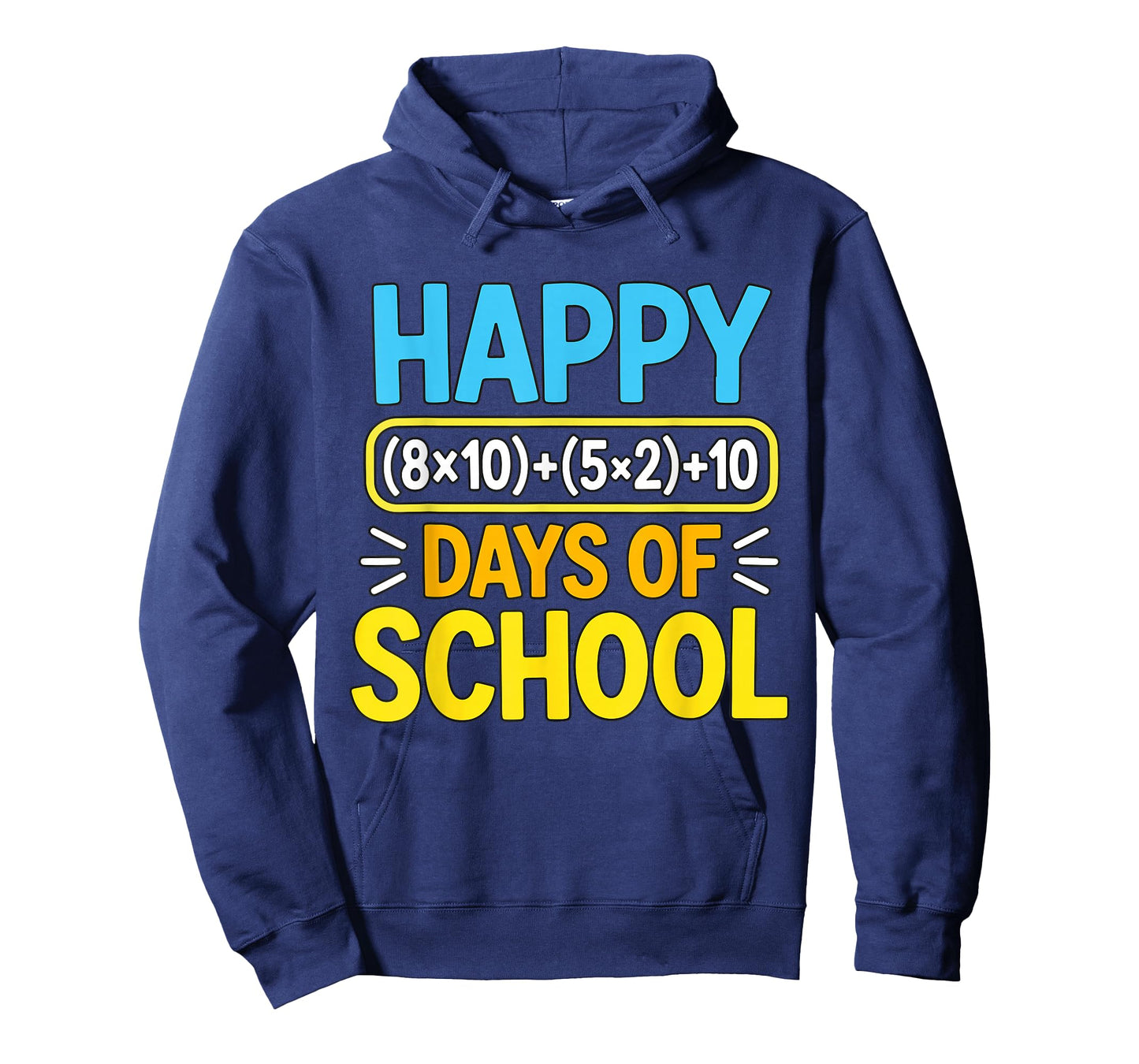 Happy 100 Days School Math Equation 100th Day of School Kids T-Shirt