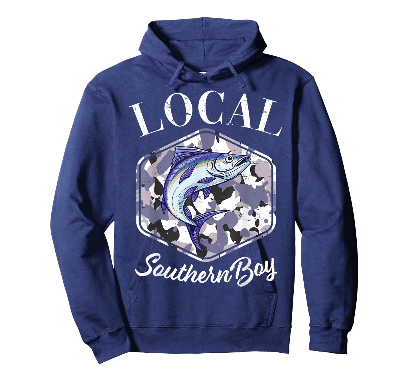 Local Southern Boy Fishing Camouflage Old Camo T-Shirt