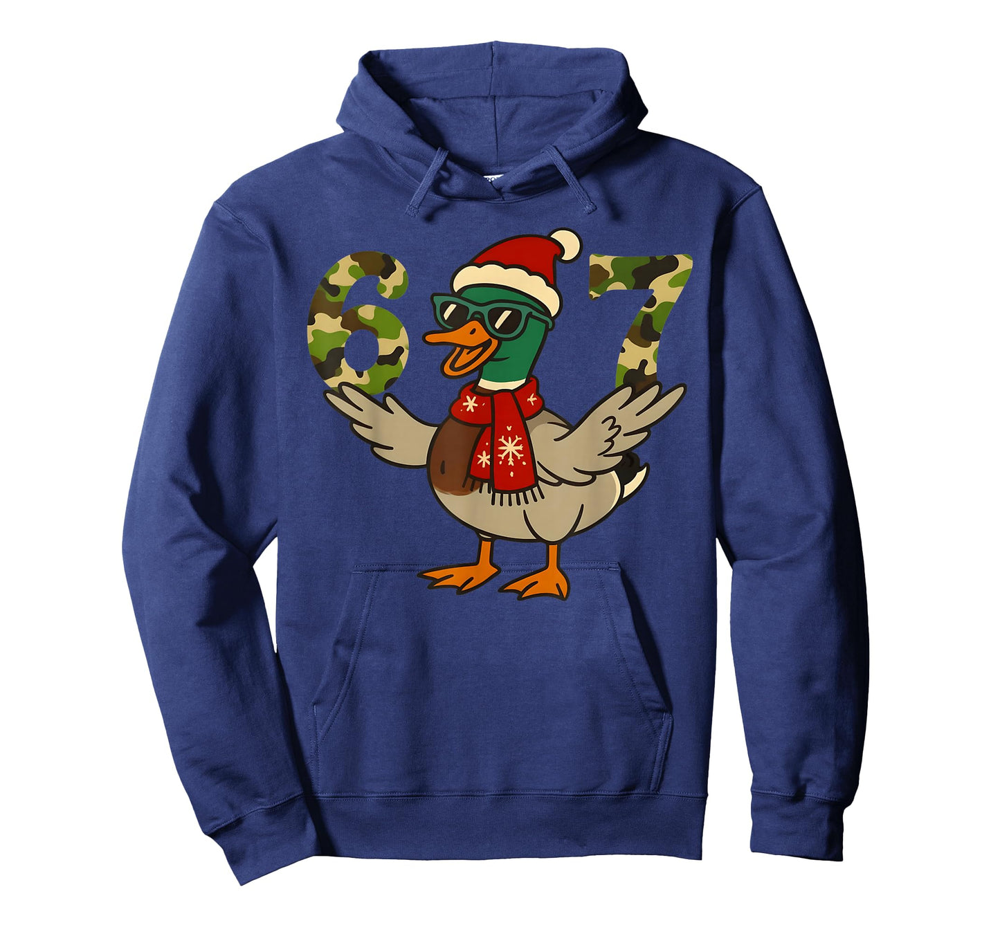 67 Mallard Duck Funny Christmas 6 7 Meme Camo Hunting T-Shirt
