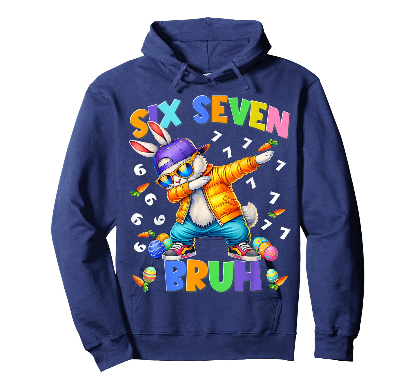 Bruh Happy Easter Bunny Dabbing Rabbit Men Boy Kid T-Shirt
