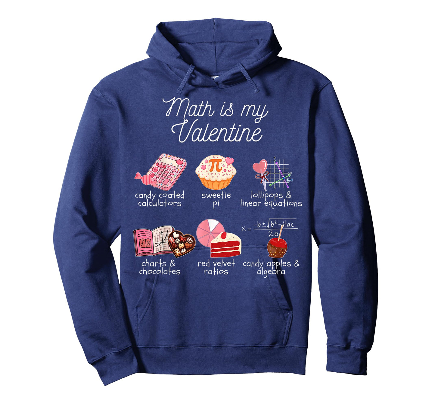 Math is My Valentine Cute Math Teacher Mathematic Valentines T-Shirt