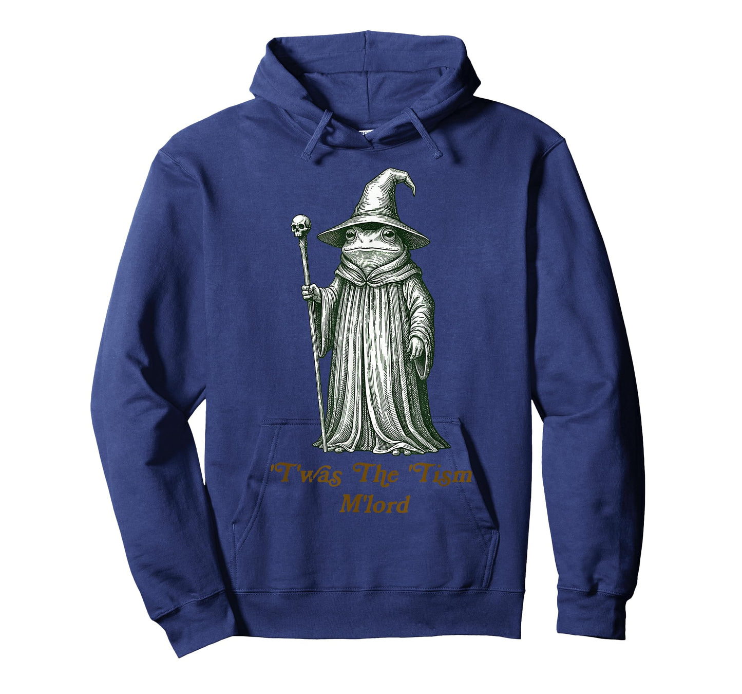 Funny Meme TWAS The Tism M Lord Frog Wizard Autism Warrior T-Shirt