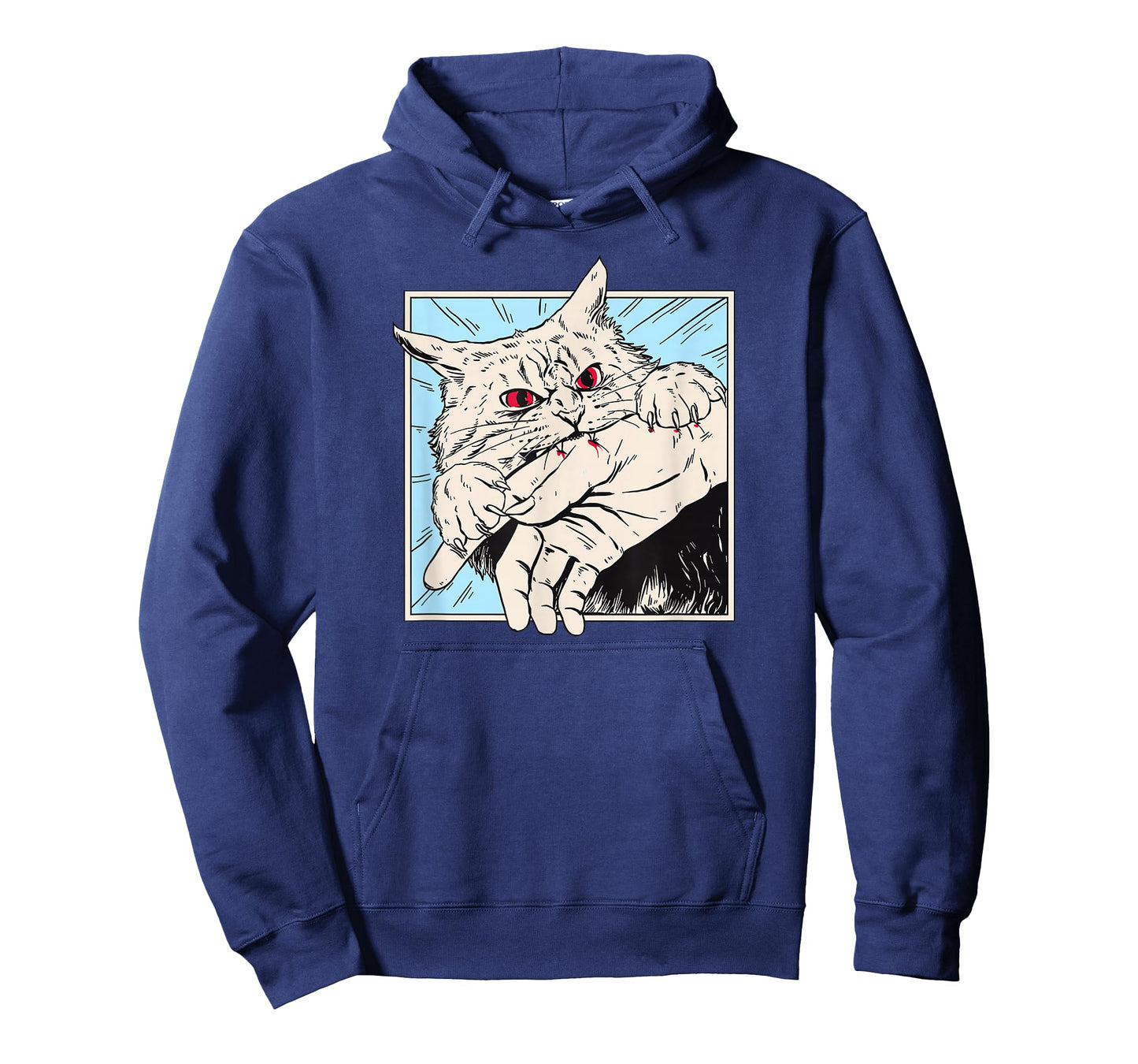 Japanese Cat Bite Anime Manga Meme Tokyo Harajuku Style Art T-Shirt
