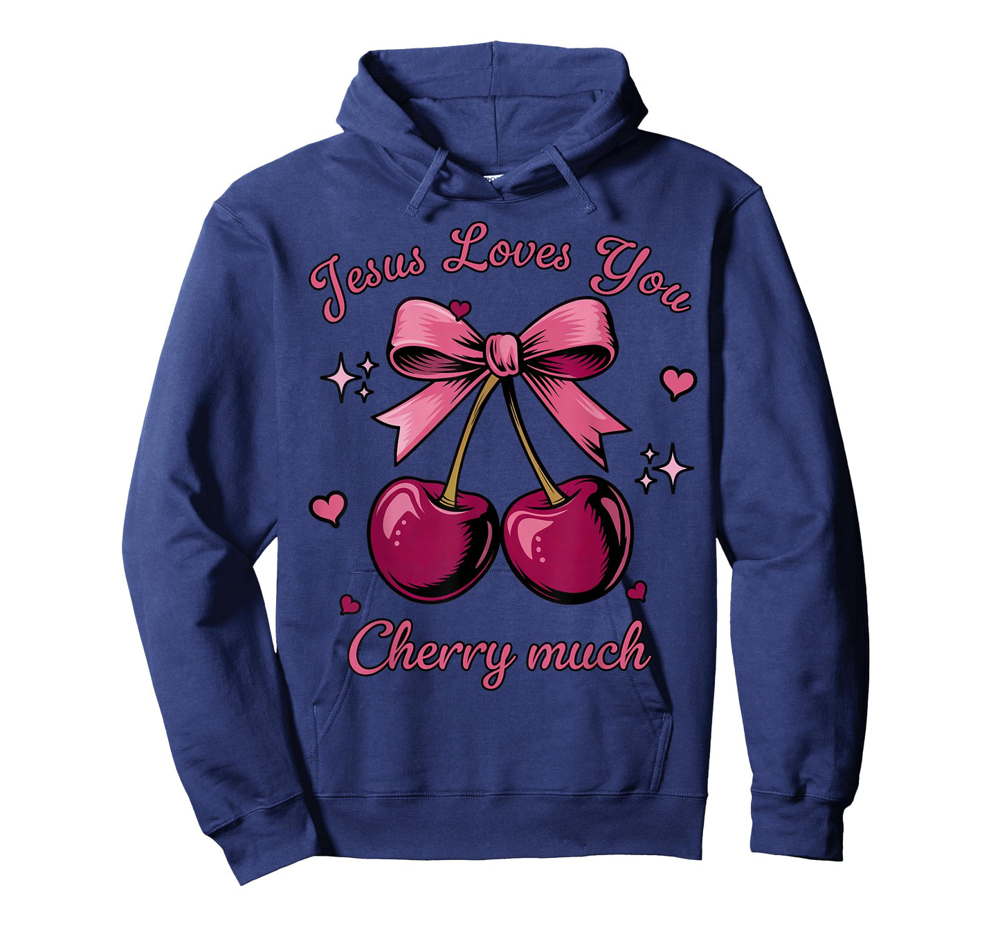 Jesus Loves You Cherry Much Coquette Bow Christian Valentine T-Shirt