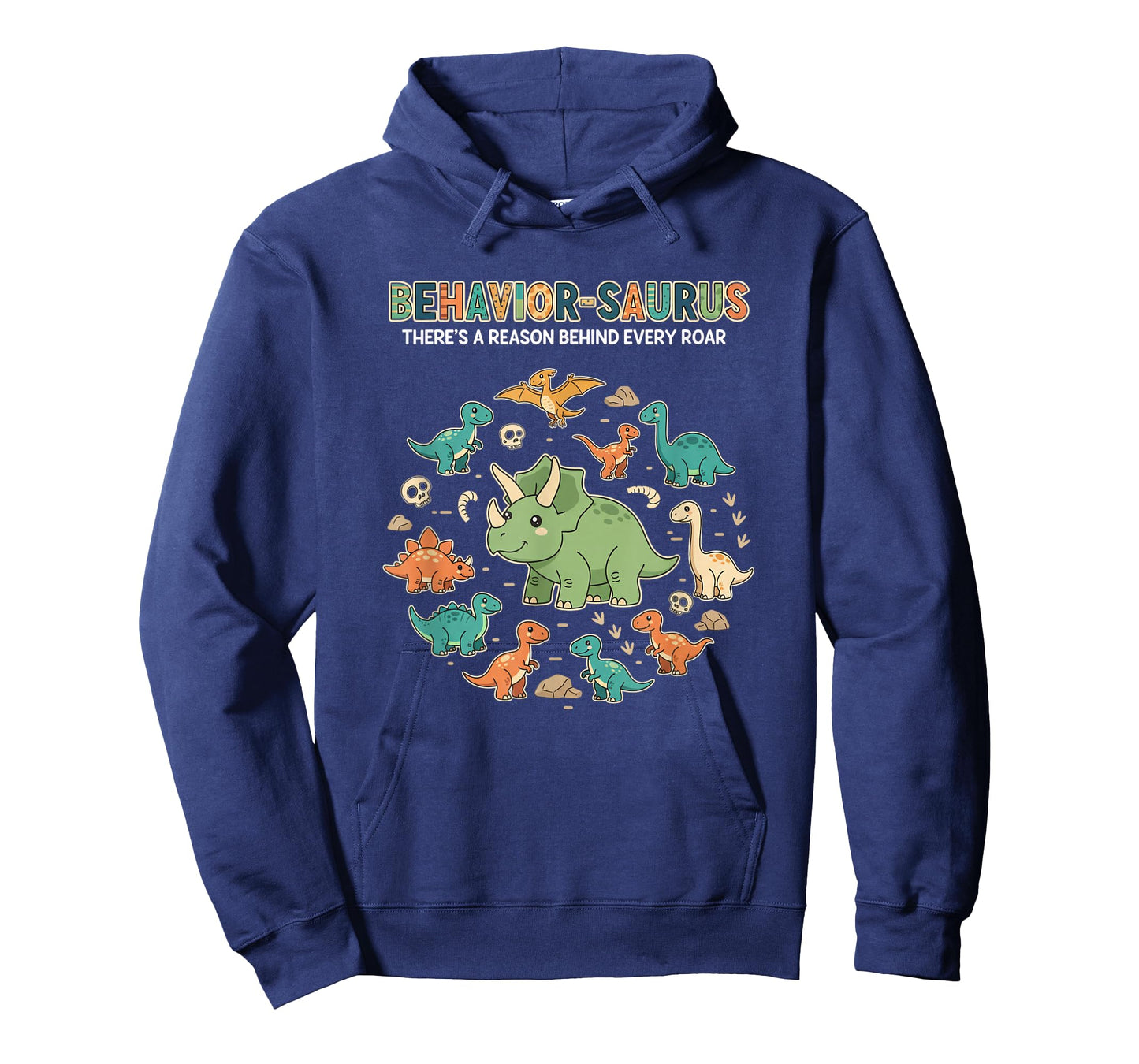 Mythical & Prehistoric Behavior-Saurus Dinosaur Design T-Shirt