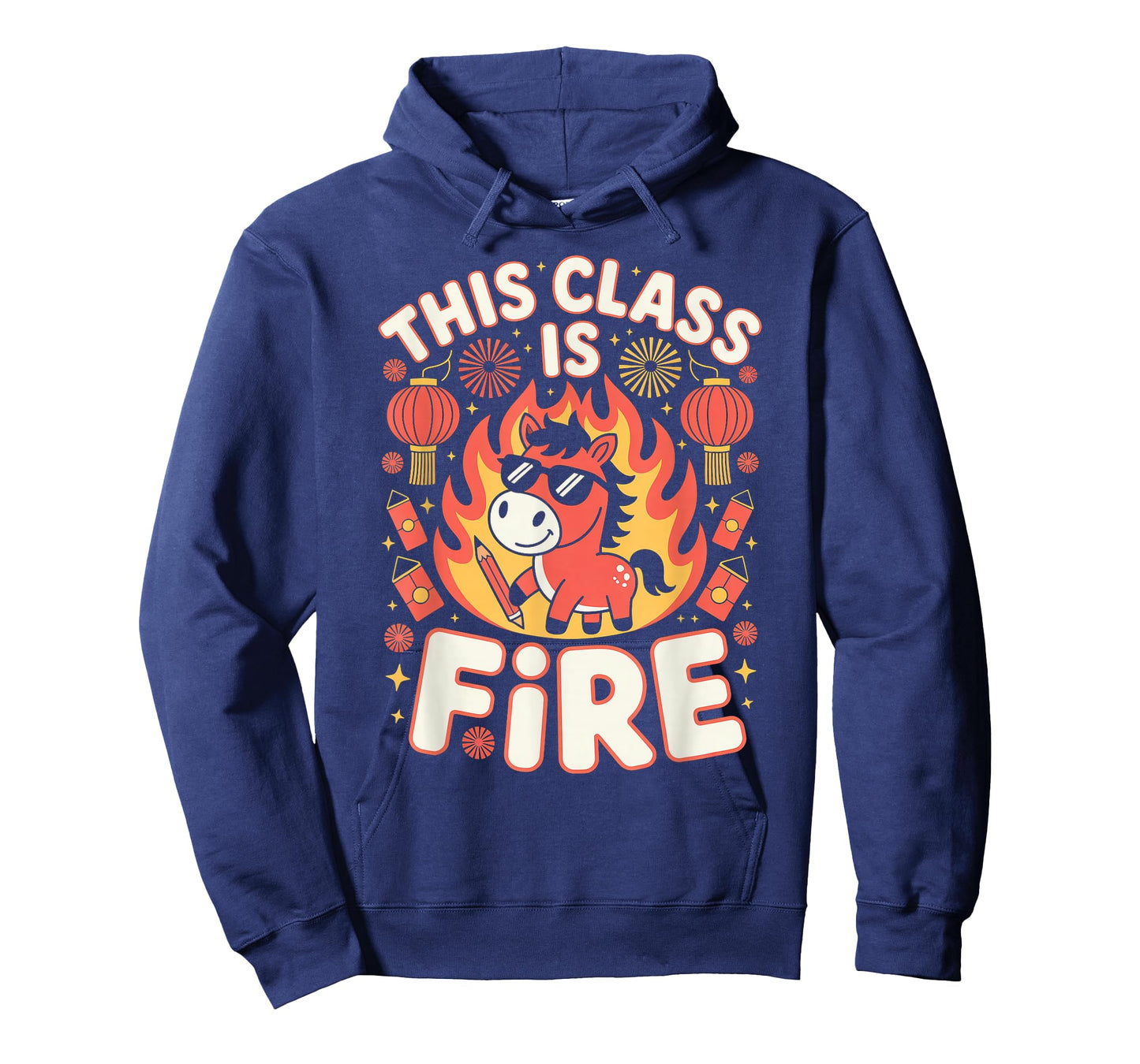 Year of The Fire Horse Teacher Chinese Lunar New Year 2026 T-Shirt