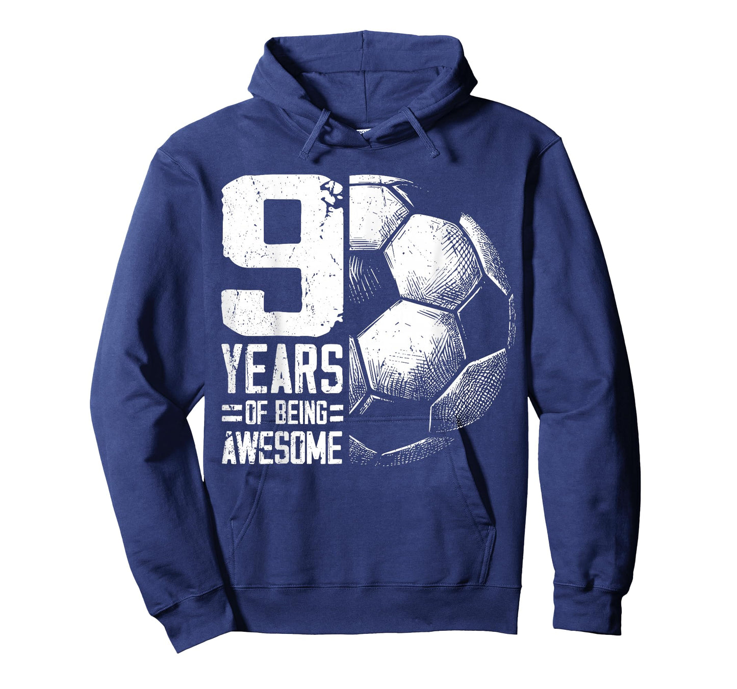 9th Birthday Boy Girl Soccer Player Football 9 Years Old T-Shirt
