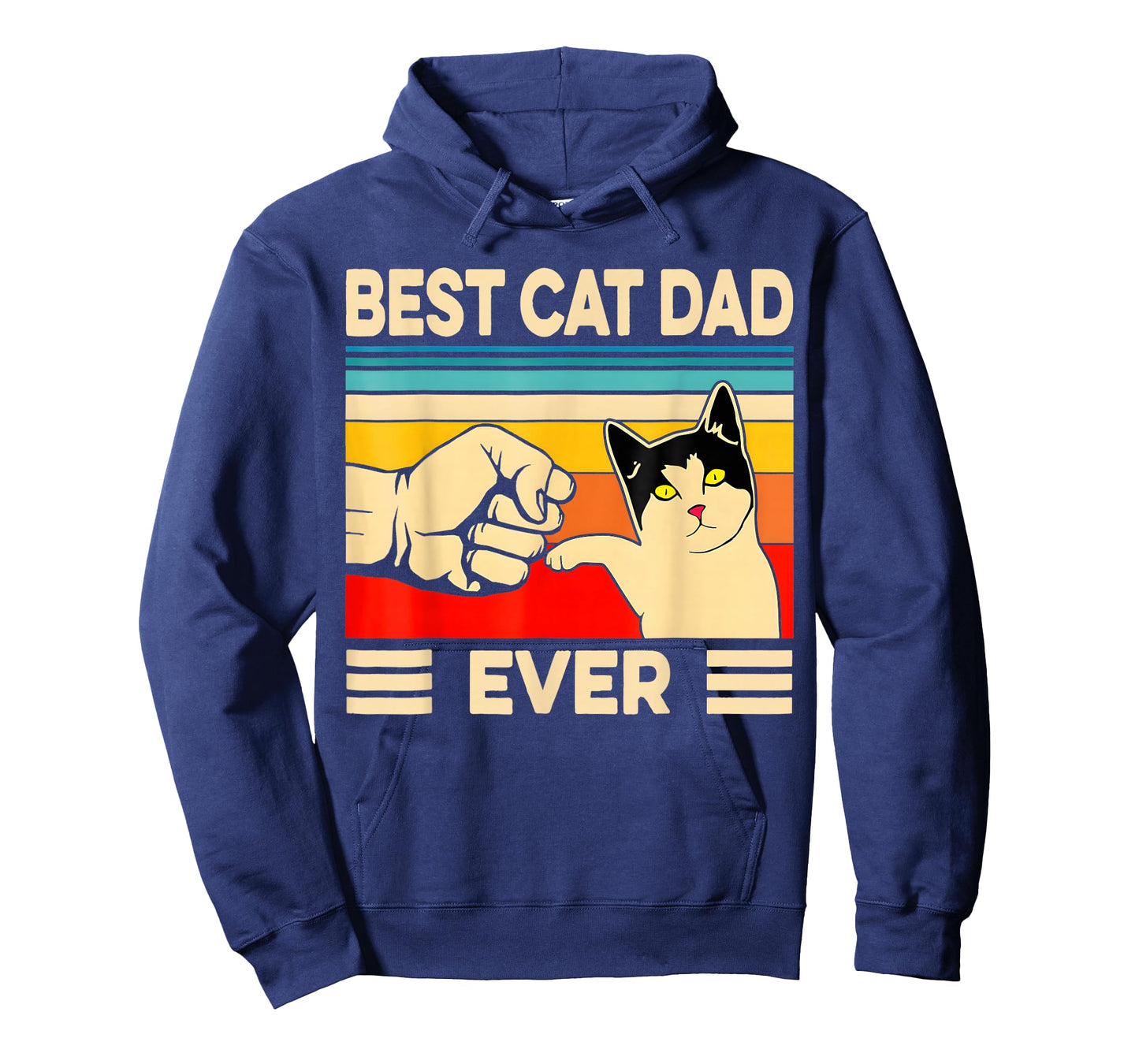 Cat-Shirt Men Best Cat Dad Ever Funny Cat Lover Gift T-Shirt