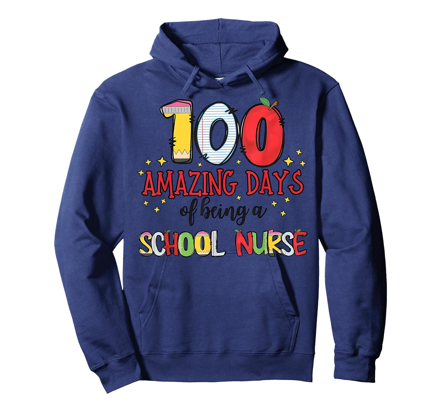 100 Days of Nurse Nursing School 100 Days of School T-Shirt