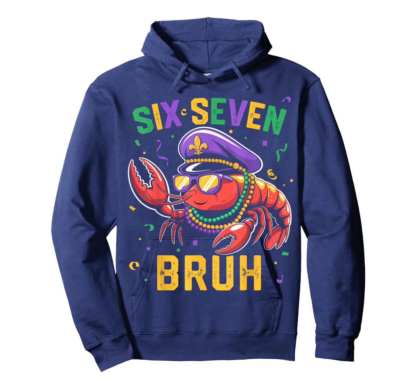 Six Seven 67 Crawfish for Kids Boys Women Men Mardi Gras T-Shirt