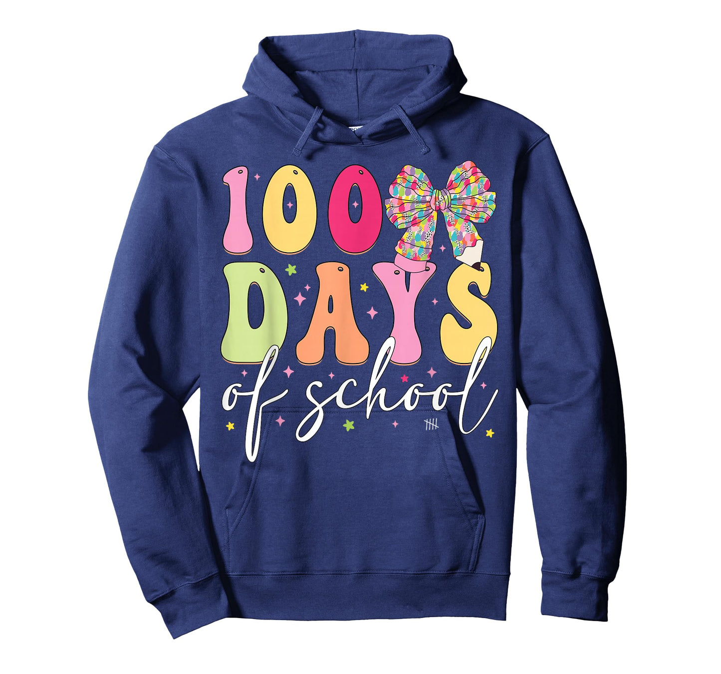 100 Days of School Coquette Bow Girls Teachers Students T-Shirt