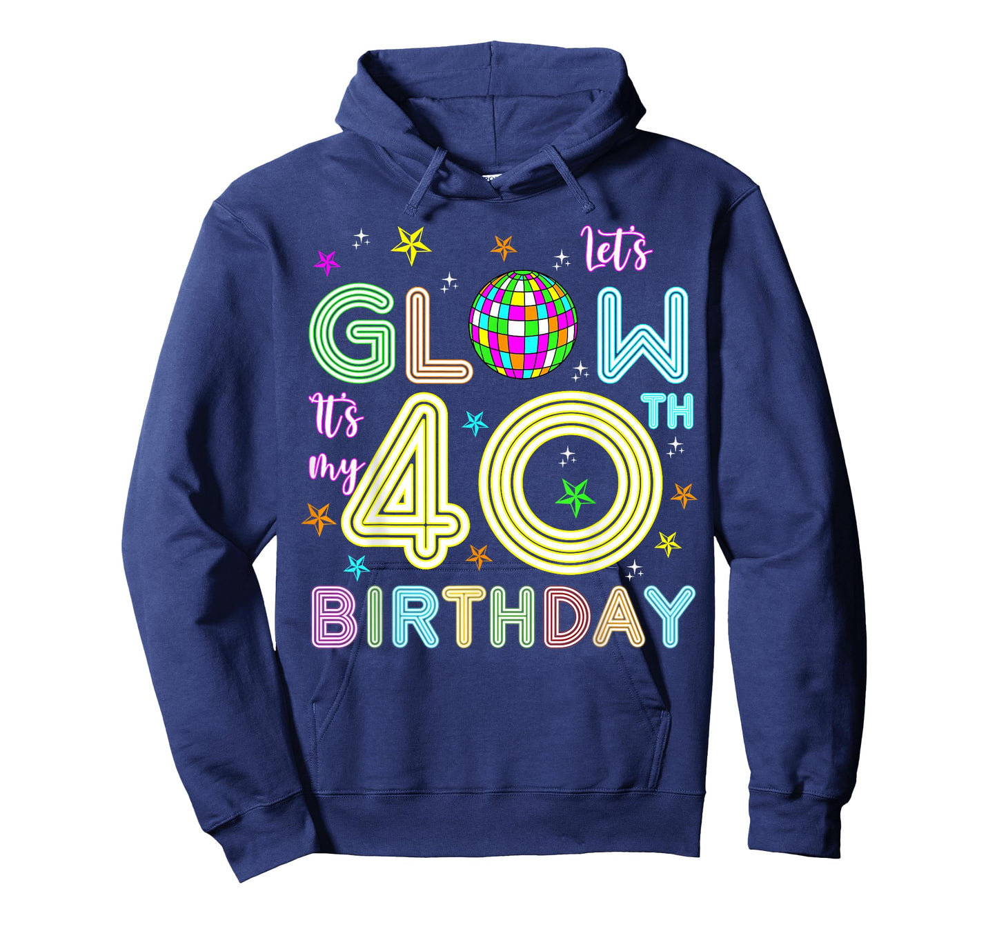 It's My 40th Birthday Glowing 80s 40 Year Old T-Shirt