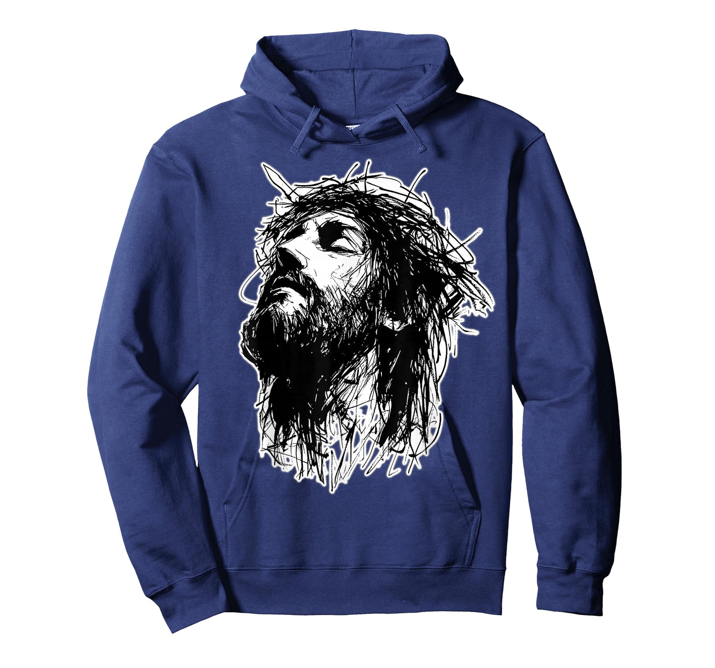 Jesus Christ Crown of Thorns Sketch T-Shirt