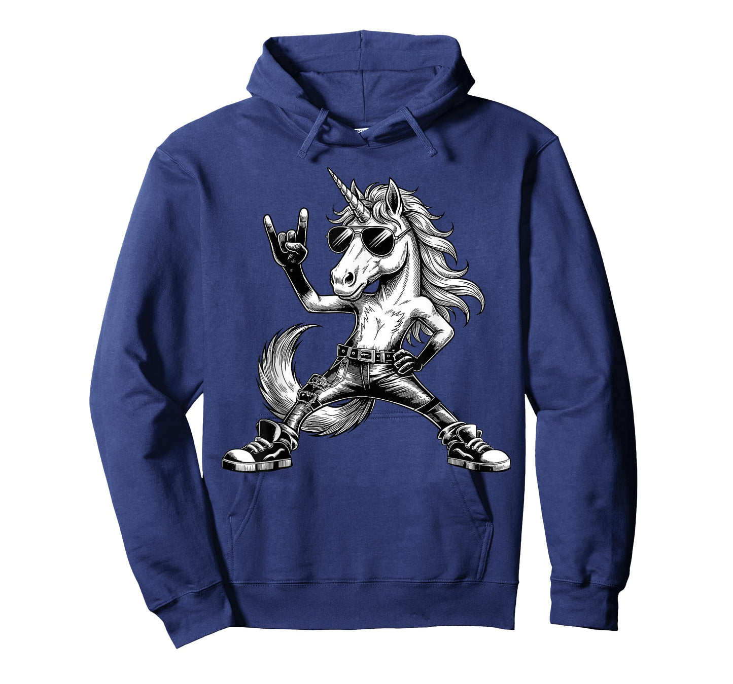 Retro Unicorn Rock Music Men Kids Women T-Shirt