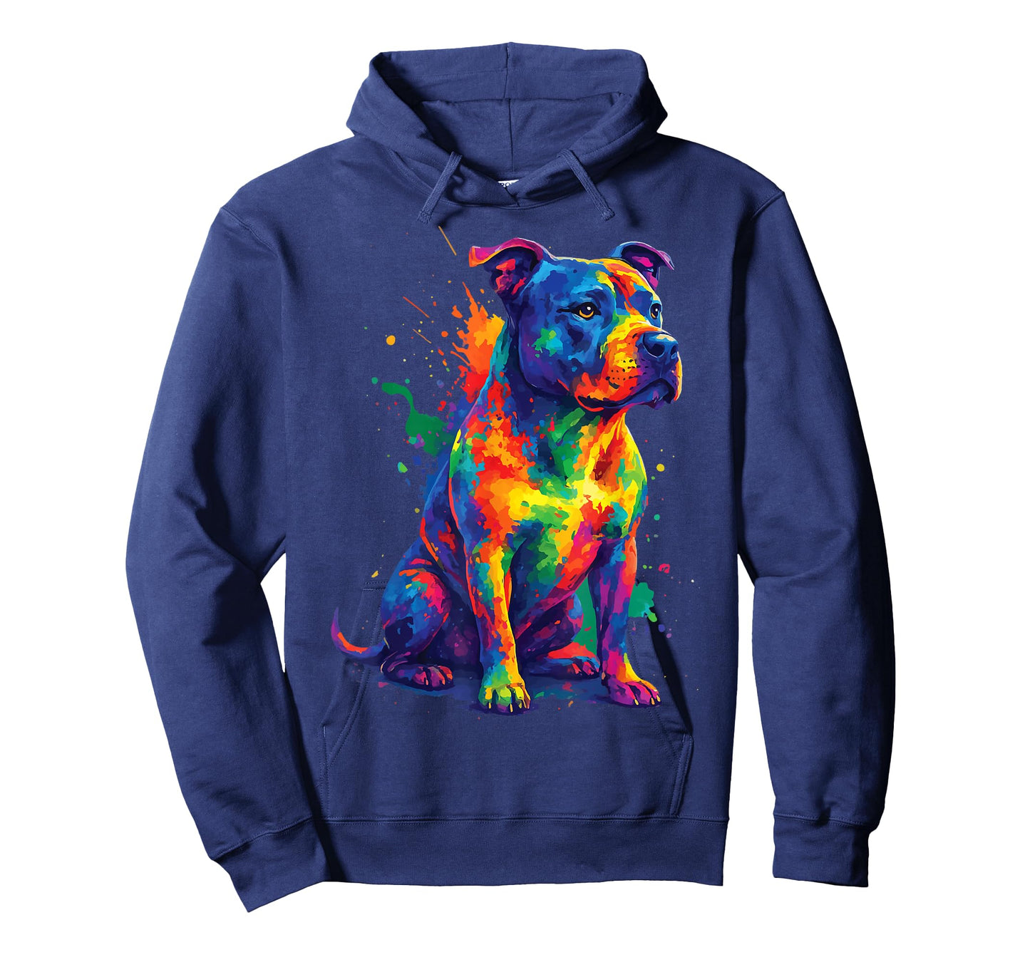 Pit Bull Dog Colorful T-Shirt