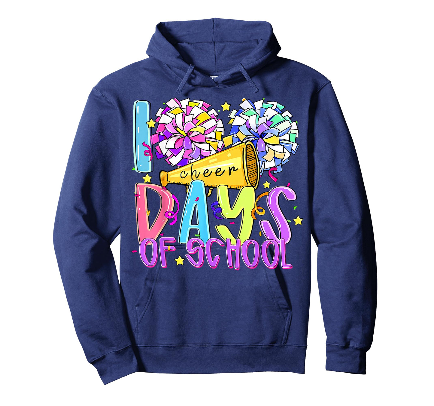 100 Days of School Cheer Teachers Kids 100th Day of School T-Shirt