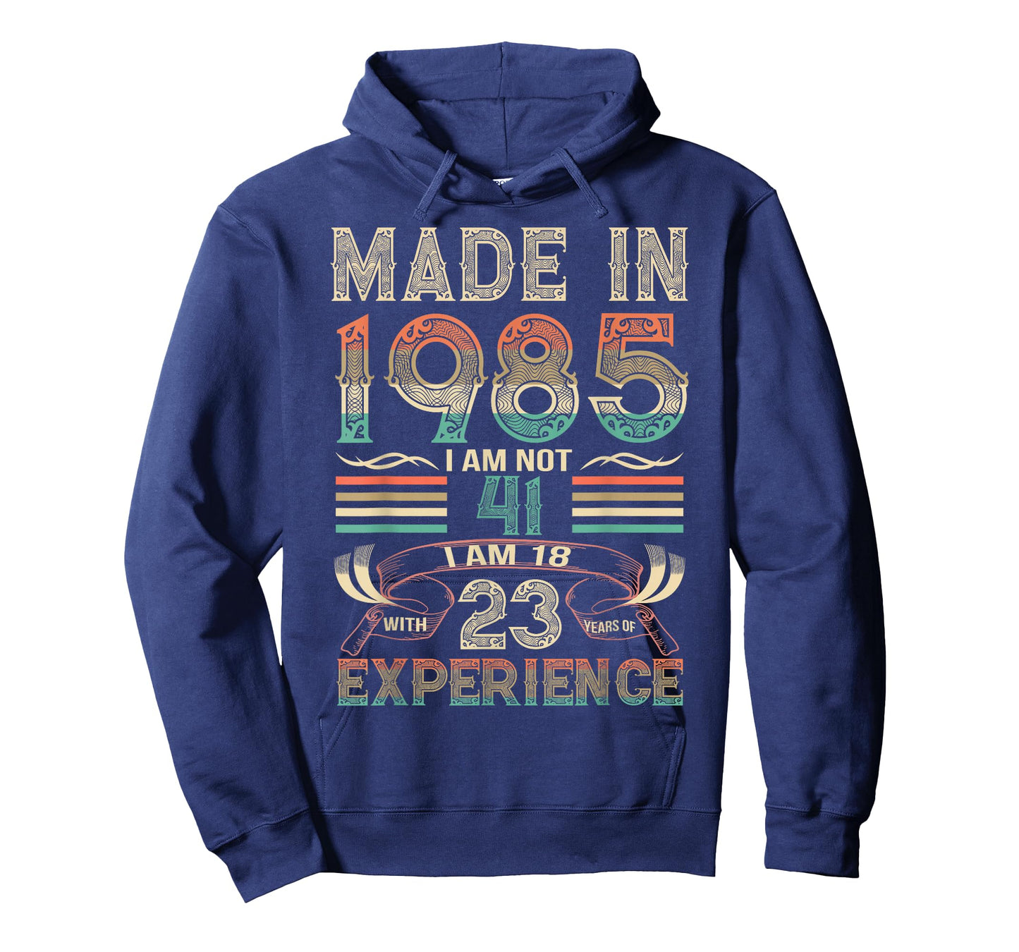 Made in 1985 I'm Not 41st Birthday Experience Vintage Retro T-Shirt