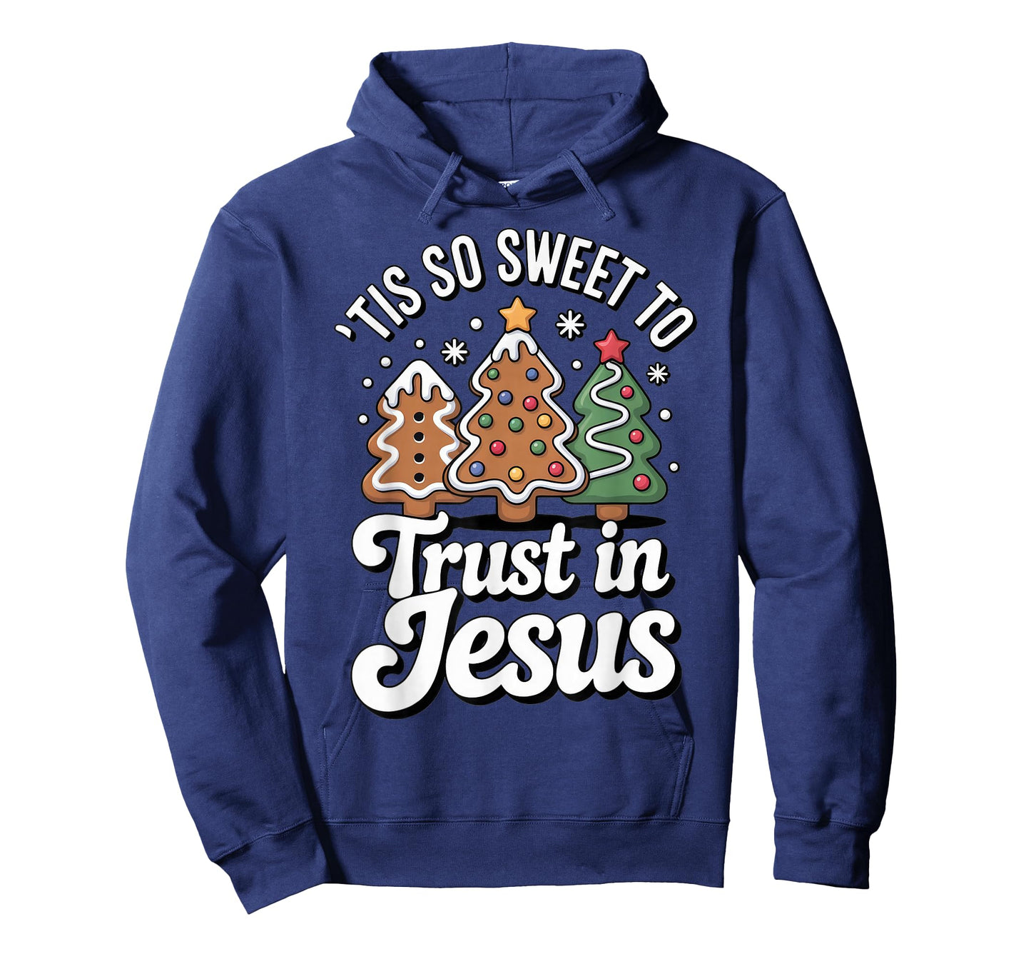 Tis So Sweet to Trust in Jesus Christmas Cookie Tree T-Shirt