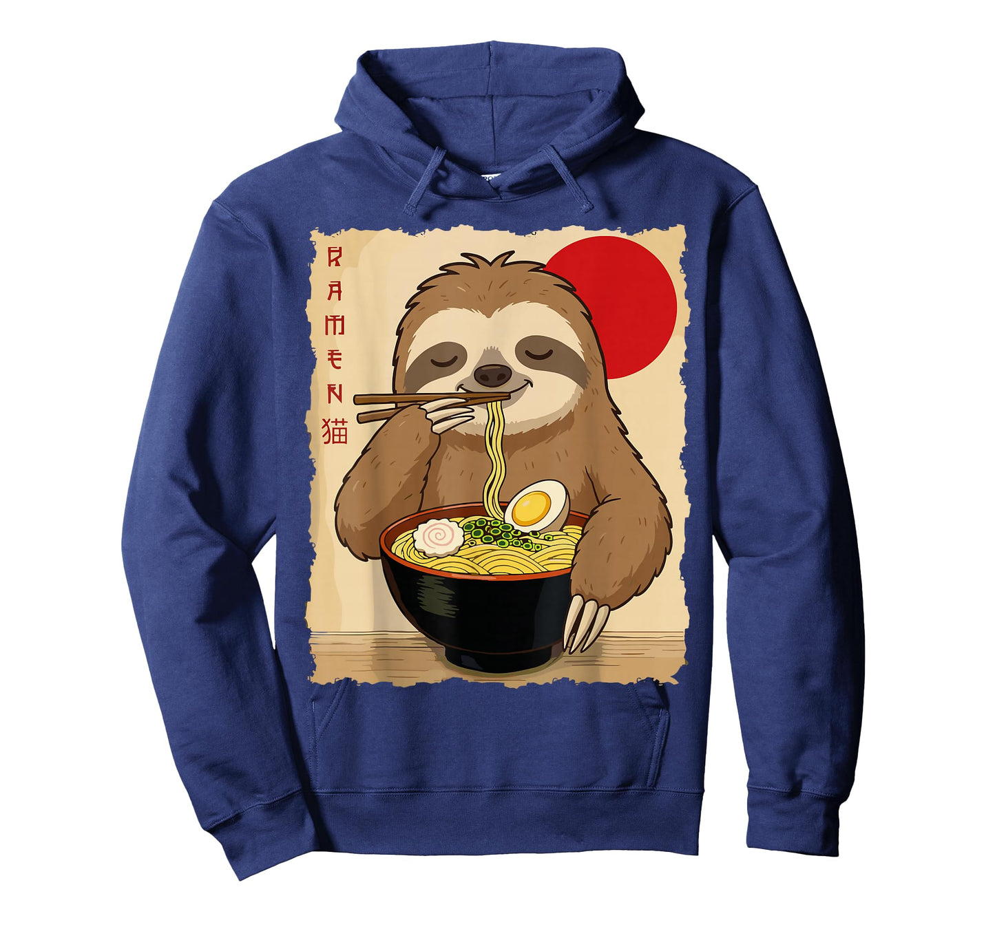 Funny Sloth Ramen Kawaii Anime Japanese Graphic Women Men T-Shirt