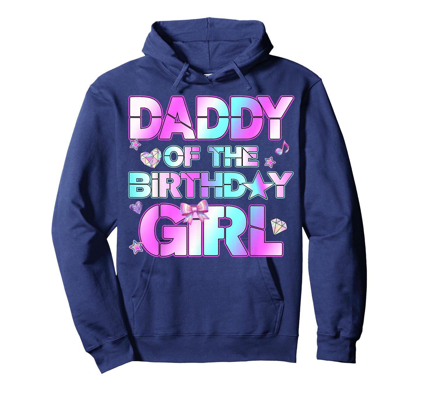 Daddy The Birthday Girl Kpop Family Birthday Party Girls T-Shirt