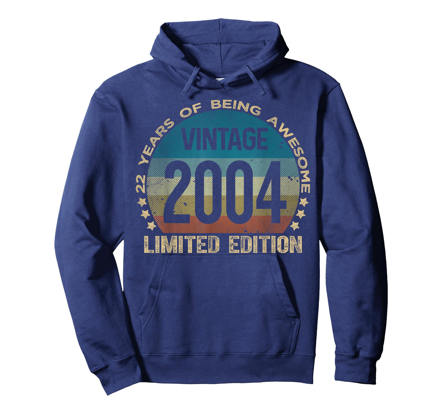 22 Year Old Gifts Vintage 2004 Limited Edition 22nd Birthday T-Shirt