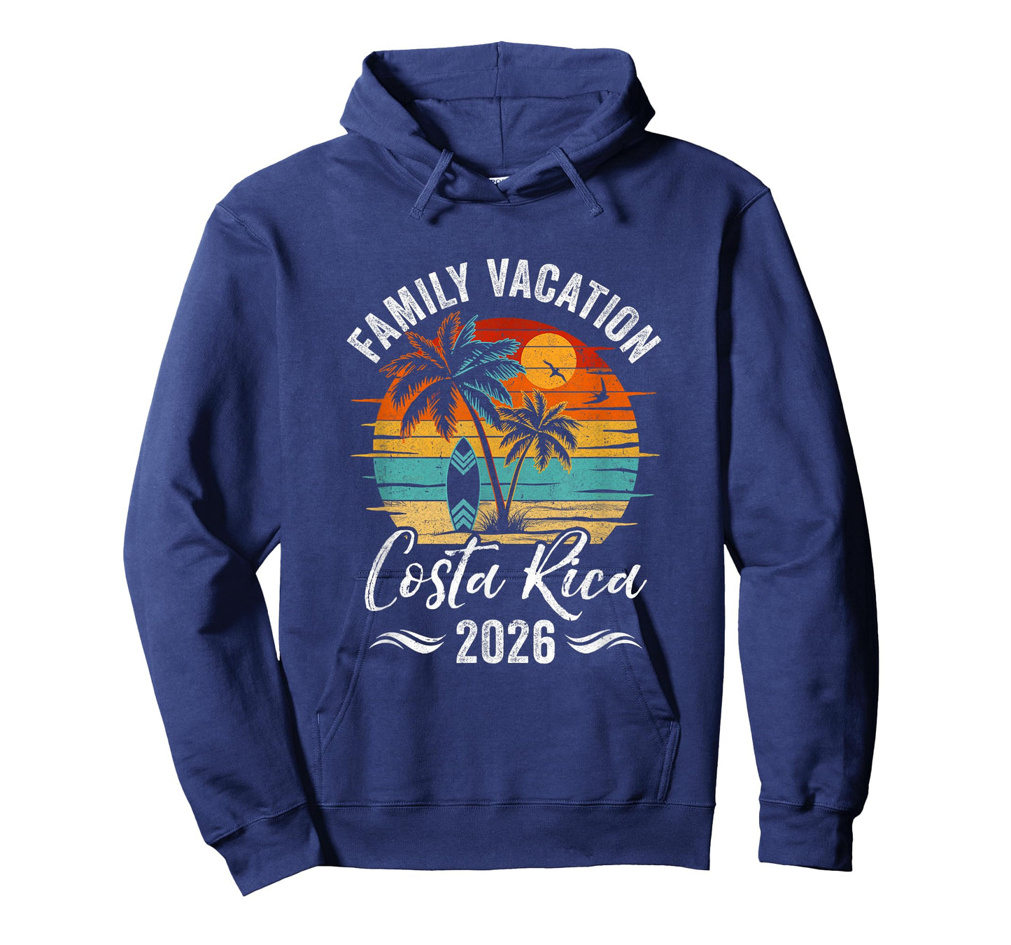 Family Vacation 2026 Vintage Costa Rica Summer Matching Trip T-Shirt