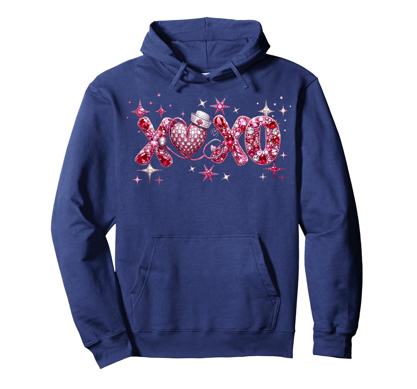 XOXO Nurse Valentine Stethoscope Nursing Girl Women T-Shirt