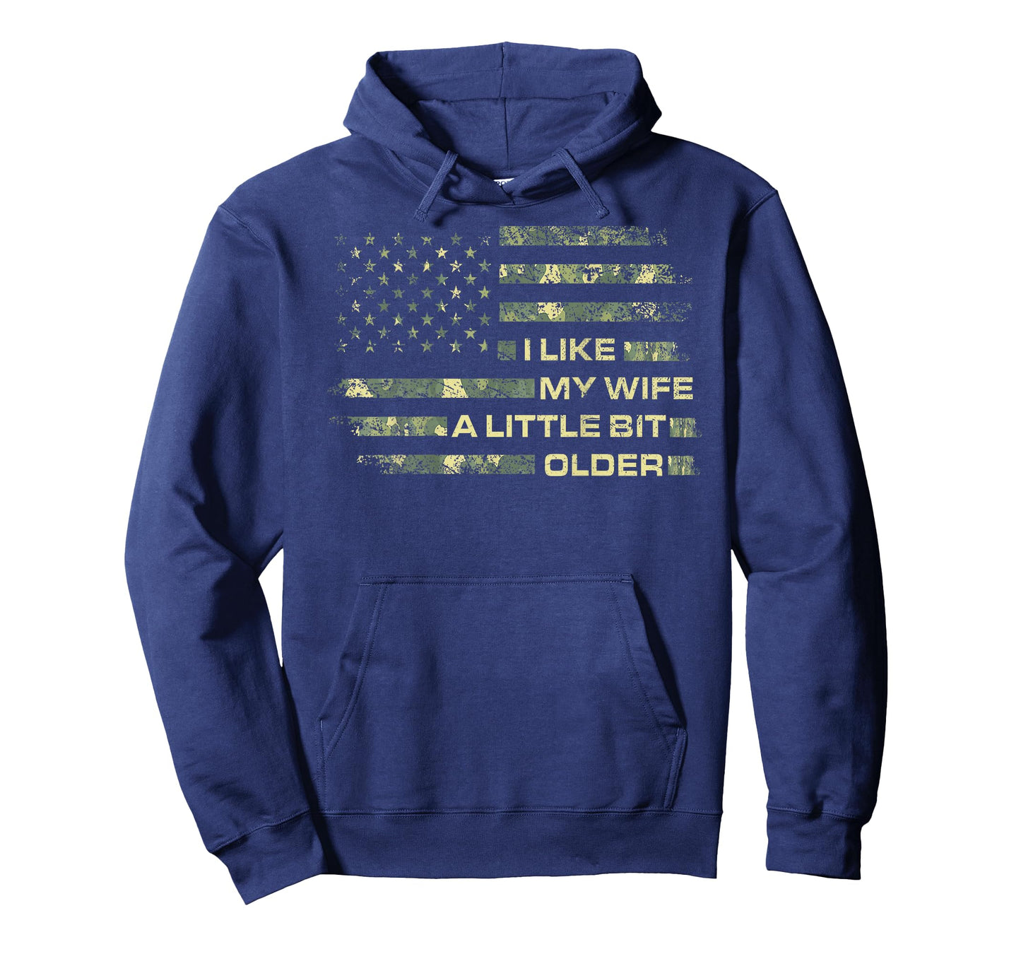 I Like My Wife A Little Bit Older Husband Saying (ON Back) T-Shirt