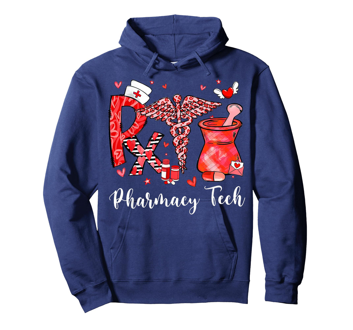 Rx Nurse Pharmacy Tech Valentines Day PharmD Pharmacist T-Shirt