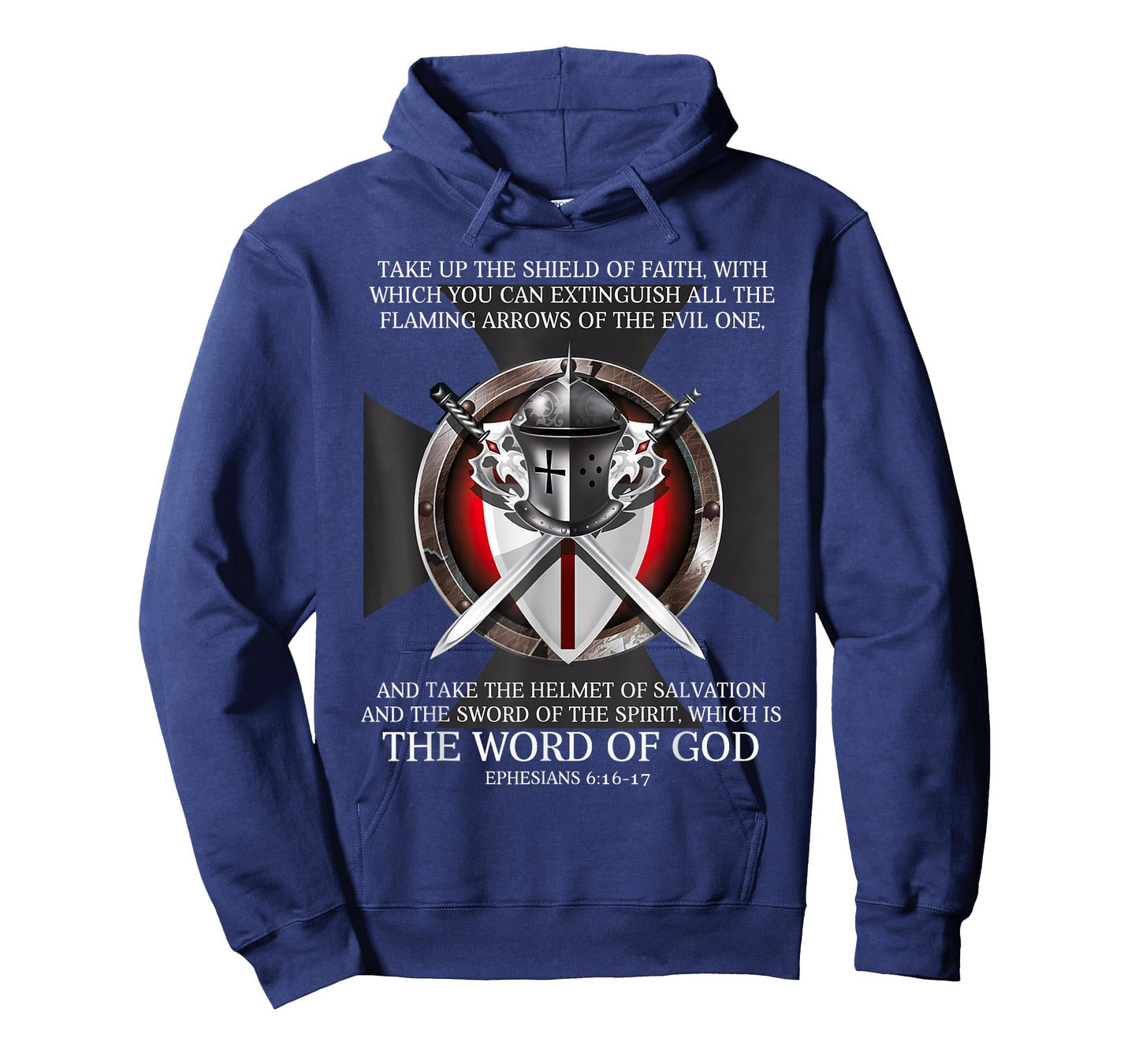 Knight Templar Christian Warrior The Shield of Faith T-Shirt