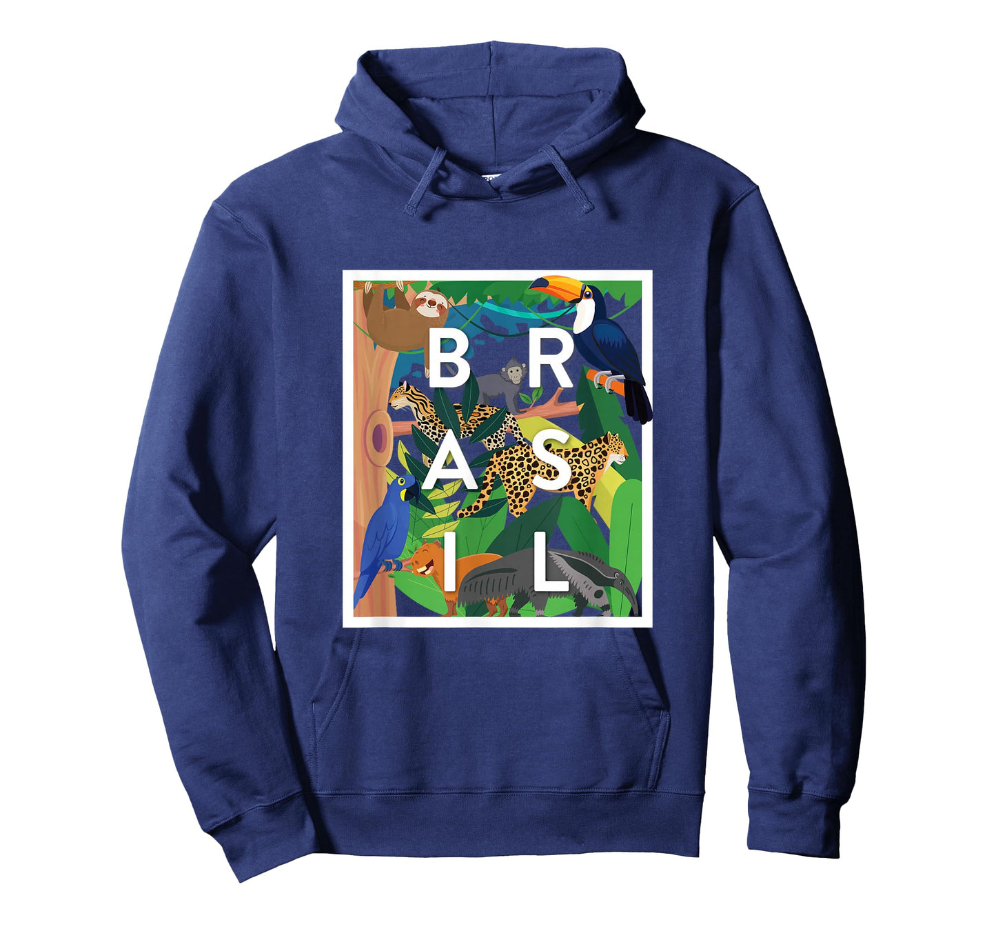 Brasil Jungle Animals Word Art - Brazil Souvenir T-Shirt