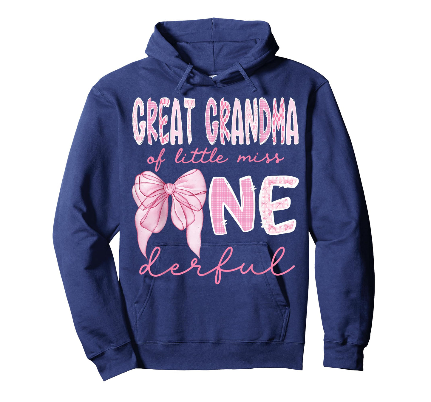 Great Grandma of Little Miss Onederful First Birthday Girl T-Shirt