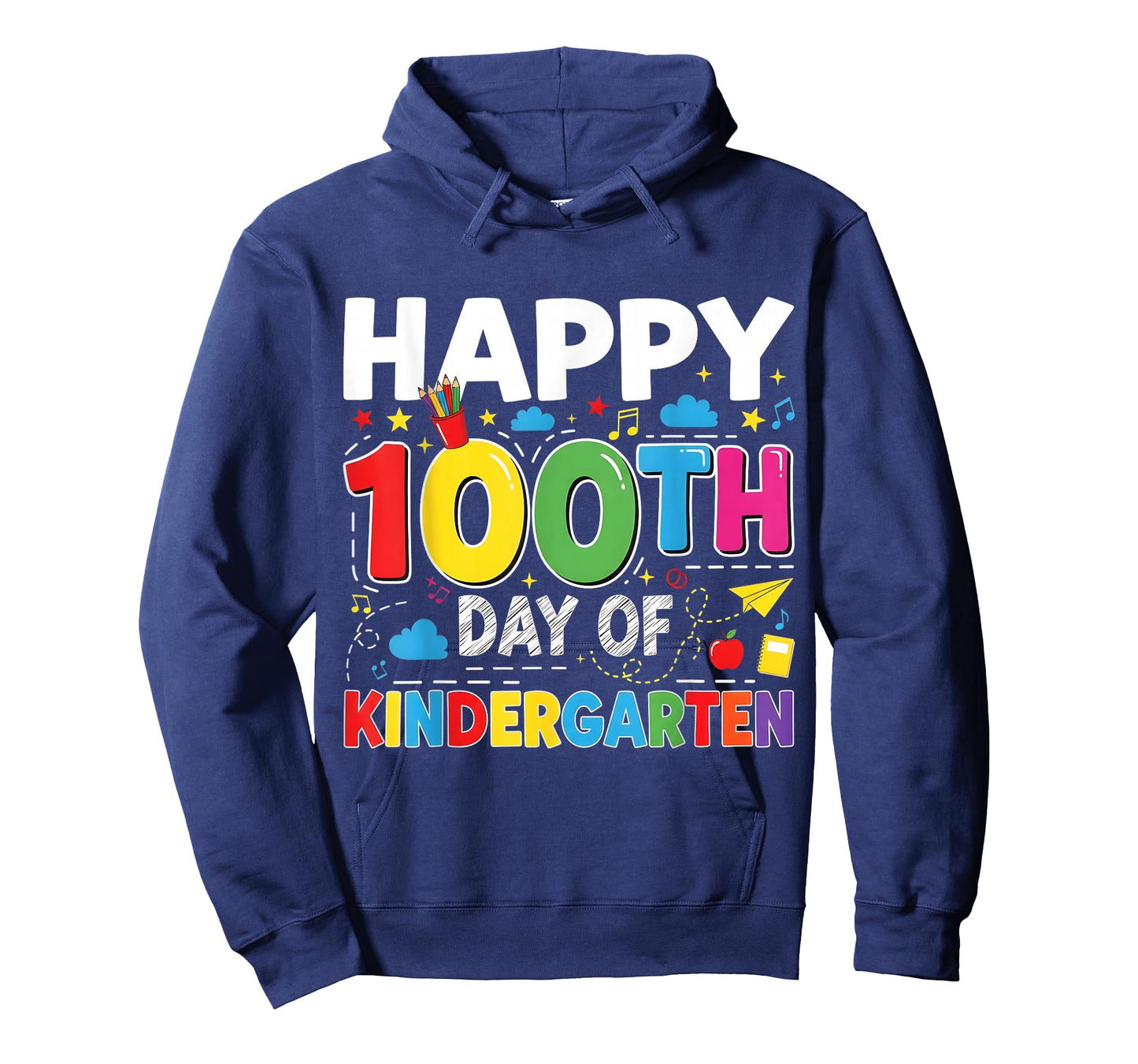 100 Days of Kindergarten Happy 100th Day of School Teachers T-Shirt