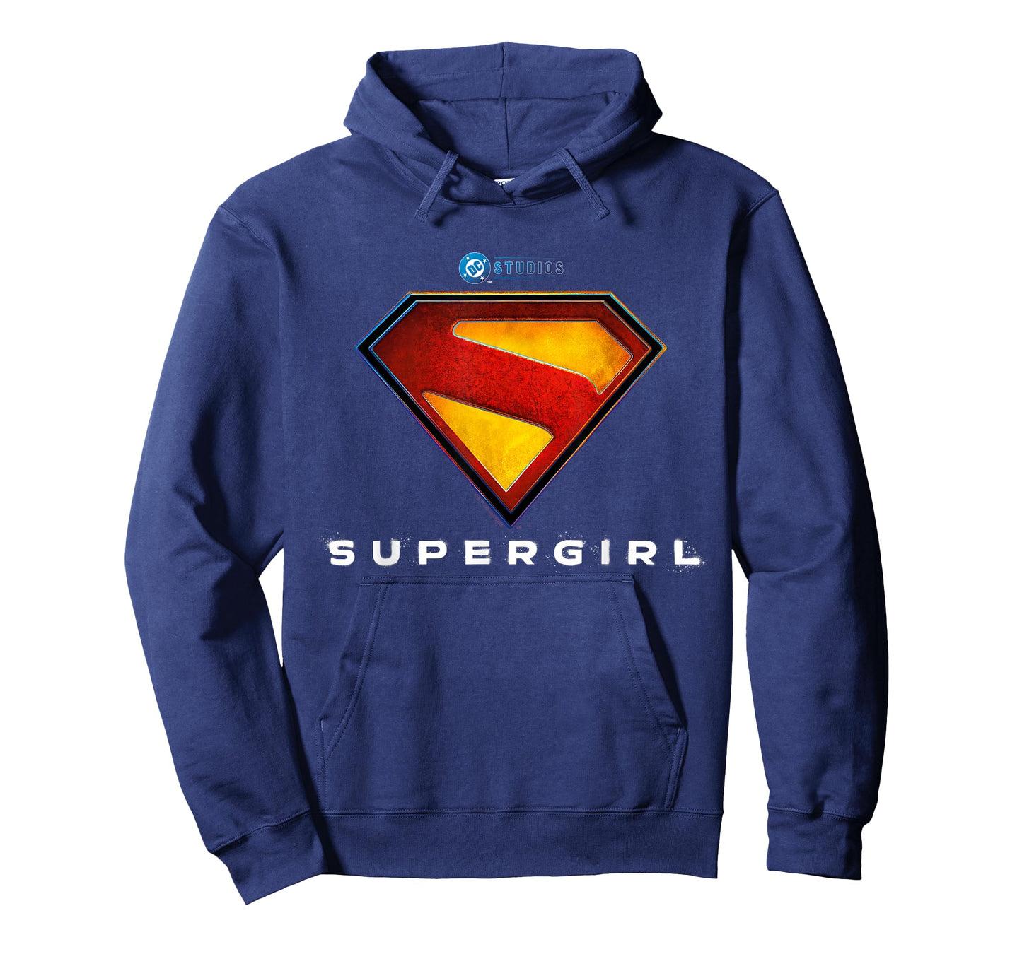 Supergirl 2026 Full Color Shield Name Under Shield T-Shirt