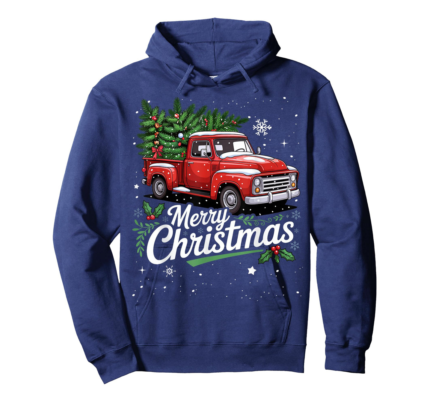 Merry Christmas Red Truck Family Matching Christmas Pajama T-Shirt