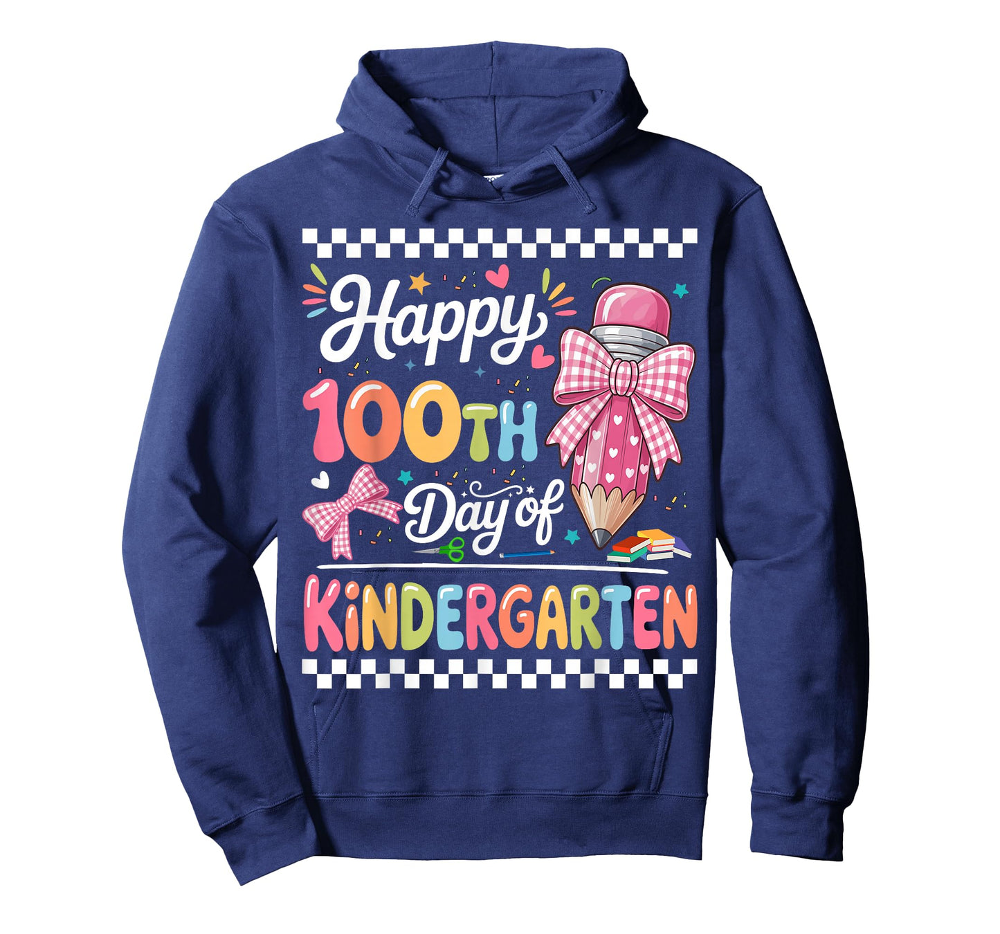 Happy 100 Days of School Teacher Kindergarten Girls Kids T-Shirt