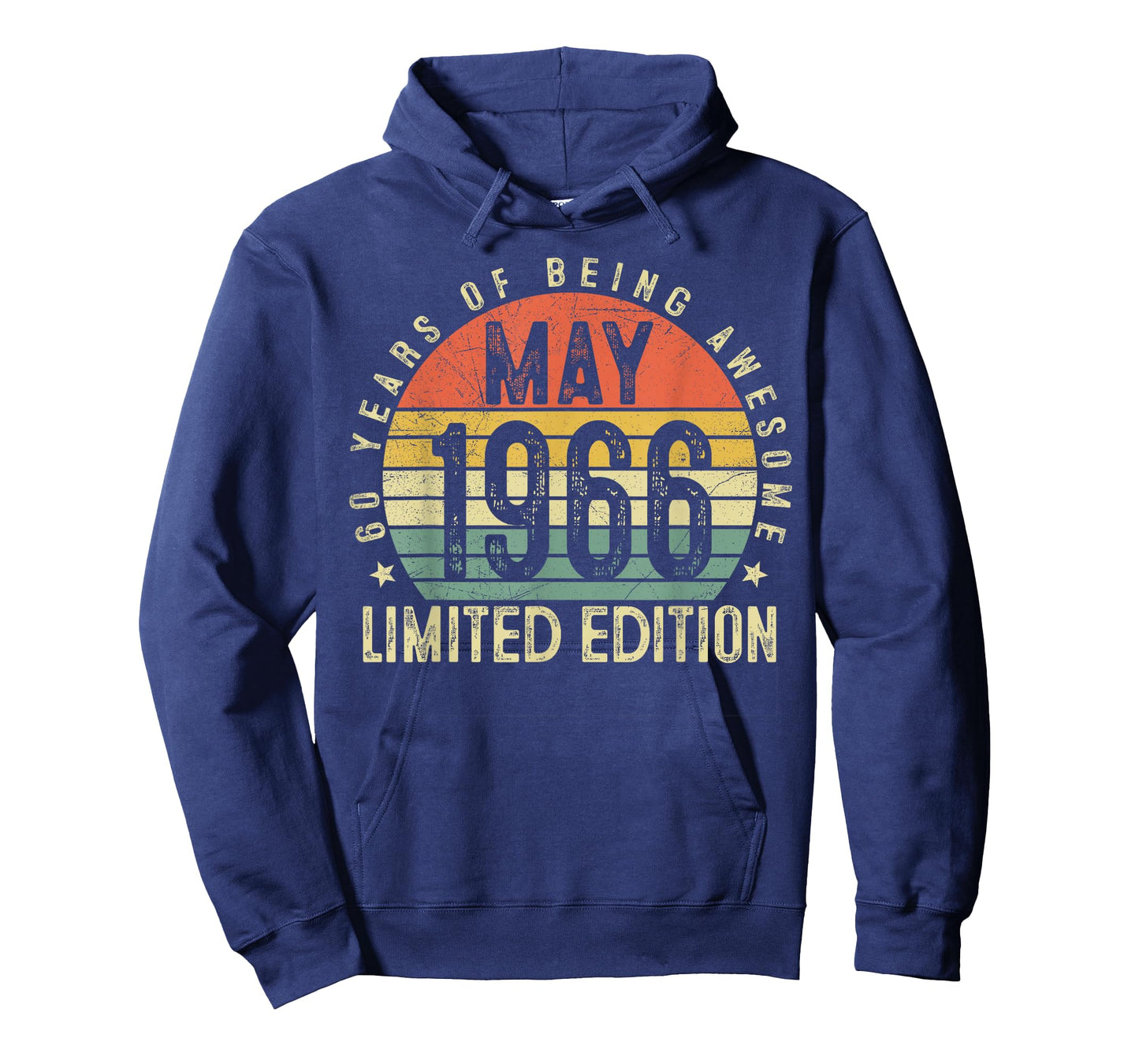 60 Year Old Vintage Born in May 1966 60th Birthday Men Women T-Shirt
