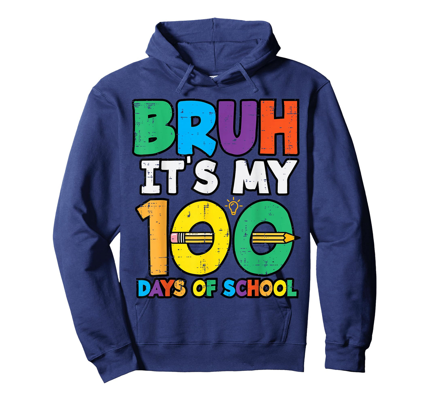Bruh Its My 100 Days of School 100th Day Meme Girl Boys Kids T-Shirt