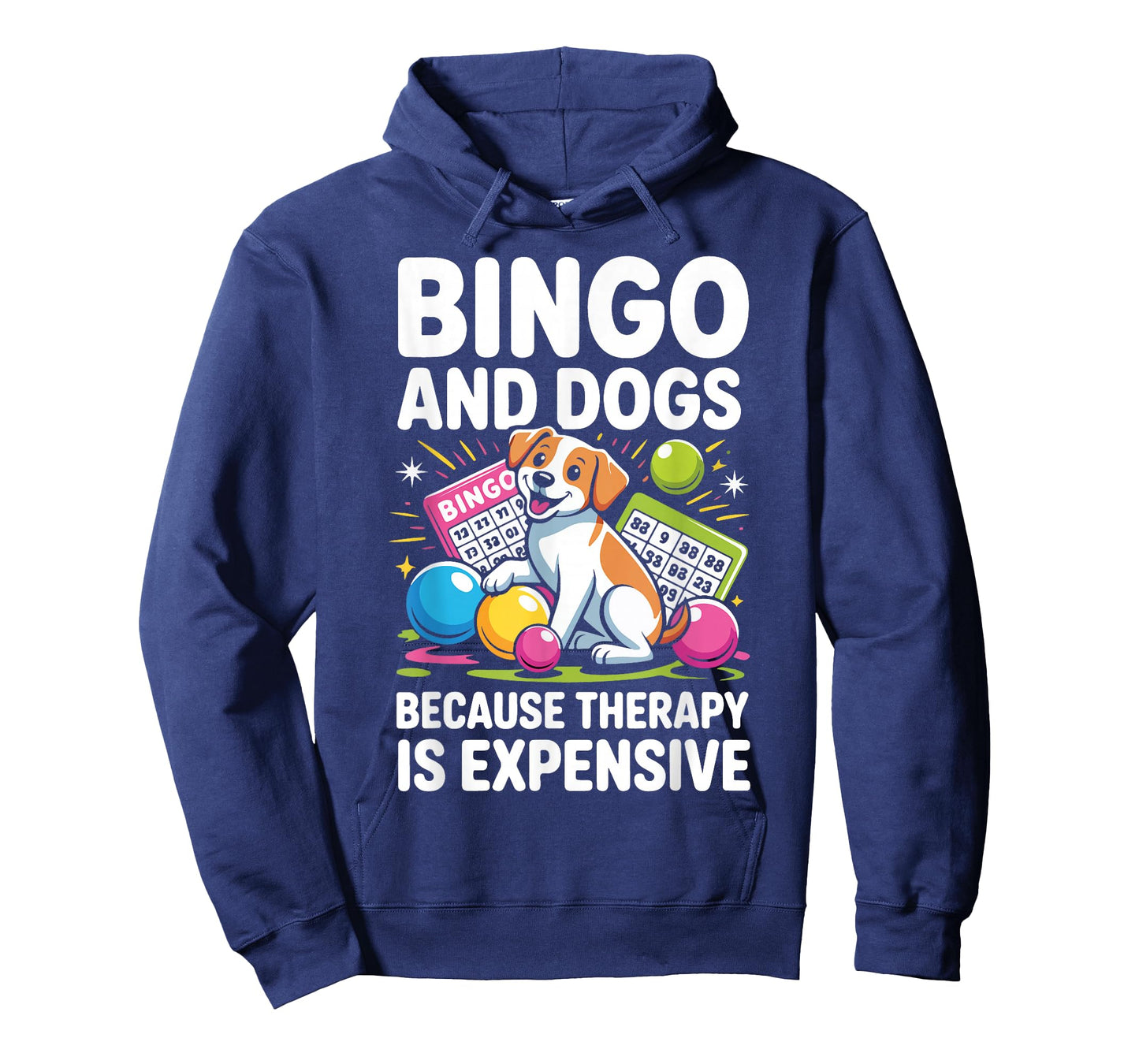 Bingo Player Dog Bingo and Dogs Because Therapy is Expensive T-Shirt